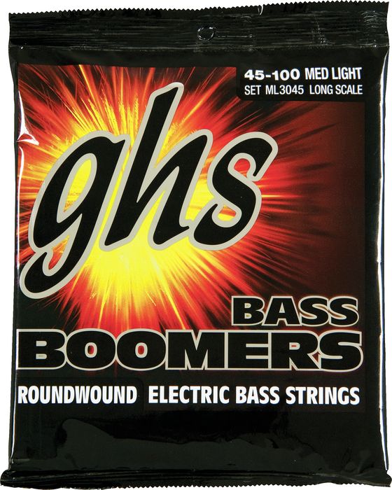 Ghs Ml3045 Boomers Medium Light Electric Bass Strings