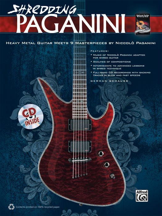 Alfred&nbsp;Shredding Paganini - Book & CD&nbsp;&nbsp;