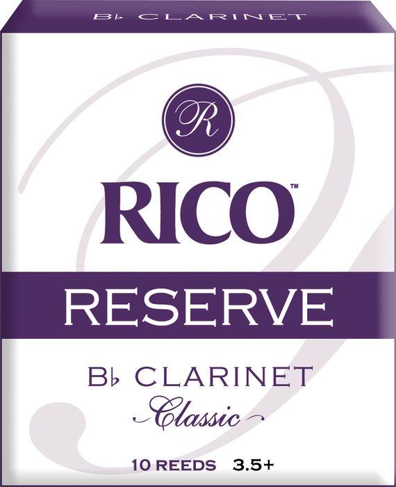 Rico&nbsp;Reserve Classic Bb Clarinet Reeds&nbsp;Strength 3.5+&nbsp;