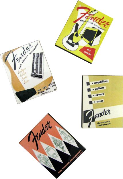 Fender&nbsp;Vintage Catalog Magnet Set of 4&nbsp;&nbsp;