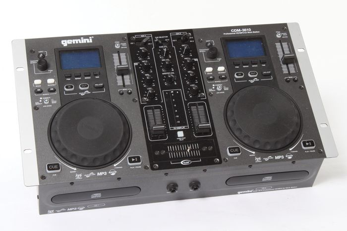Used Gemini Cdm-3610 Dual CdMp3 Mixing Console 886830031083