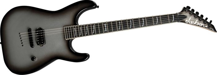 Jackson Scott Ian Signature T1000 Soloist 1H Electric Guitar Silverburst Ebony Fingerboard