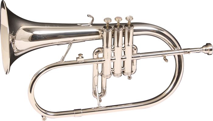 Getzen 895S Eterna Series Bb Flugelhorn 895S Silver 3-Valve
