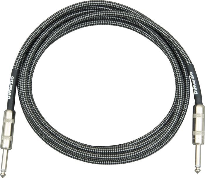 DiMarzio&nbsp;Instrument Cable&nbsp;Black & Silver&nbsp;10 Foot