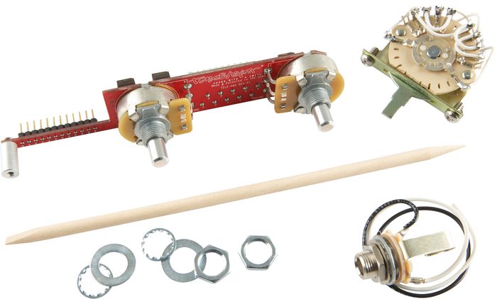 Toneshaper Sw5e 5-Way Switch And Knobs For Telecaster With Bridge Humbucker And Neck Single Coil Reverse Control