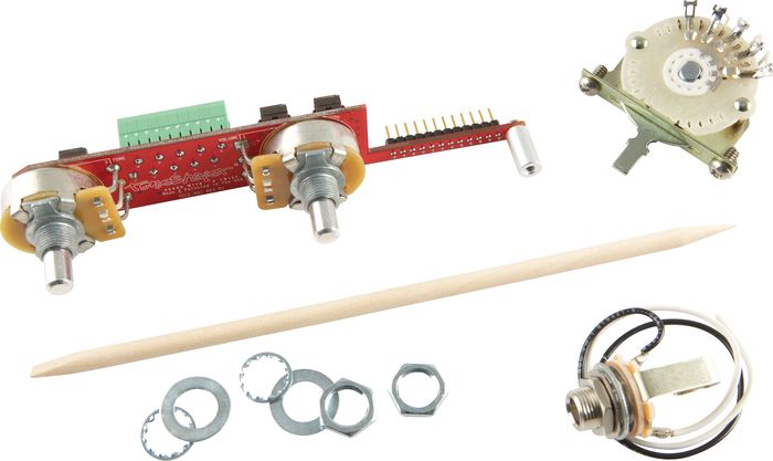 Toneshaper Sw4b 4-Way Switch And Knobs For Telecaster With Two Single Coils Stock Control