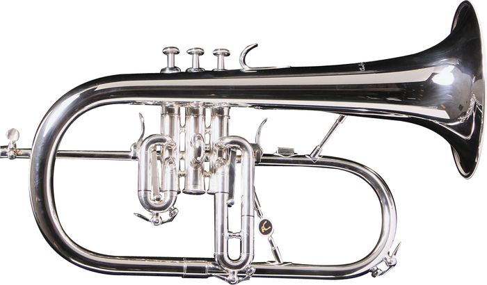 Antoine Courtois Paris Ac155-1-0 Professionel Bb Flugelhorn Silver