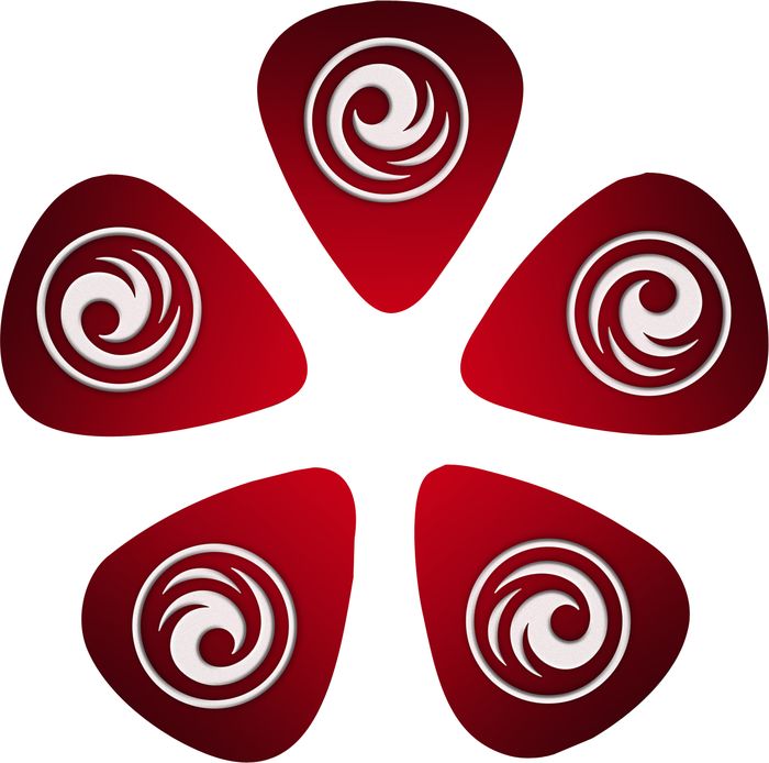 Planet Waves&nbsp;Surepick Grip Guitar Picks 5 Pack&nbsp;Thin&nbsp;