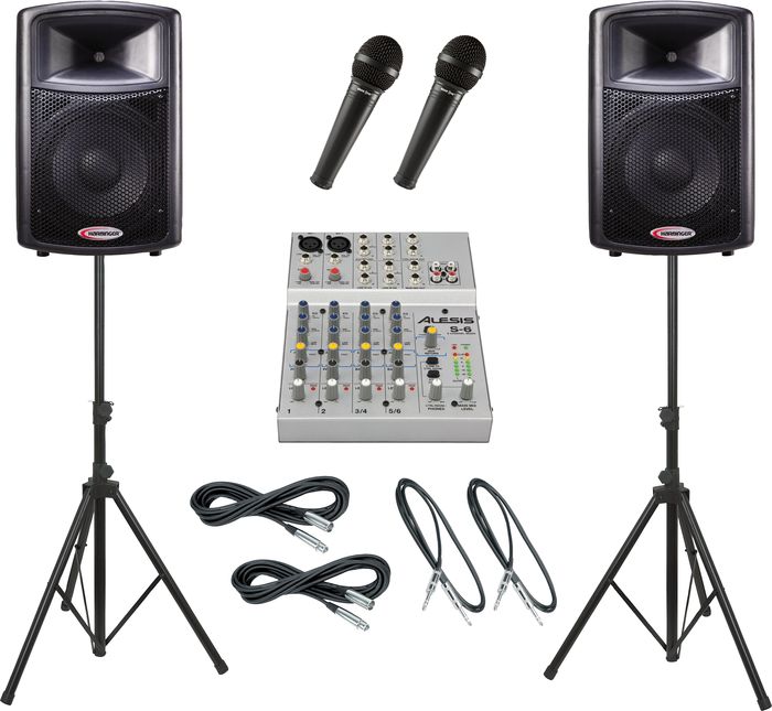 Alesis&nbsp;S-6 / Harbinger APS12 PA Package&nbsp;&nbsp;