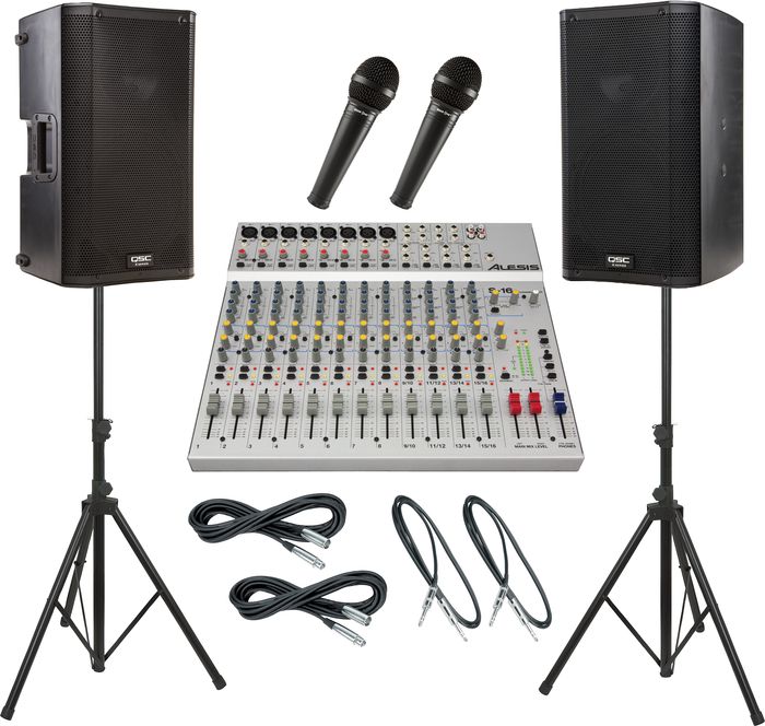Alesis&nbsp;S-16 / QSC K10 PA Package&nbsp;&nbsp;