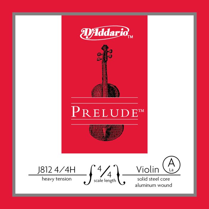 D'Addario&nbsp;J812 Prelude 4/4 Violin Single A String Aluminum Wound&nbsp;Heavy&nbsp;