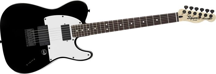 Squier Jim Root Signature Telecaster Electric Guitar Black Rosewood Fretboard