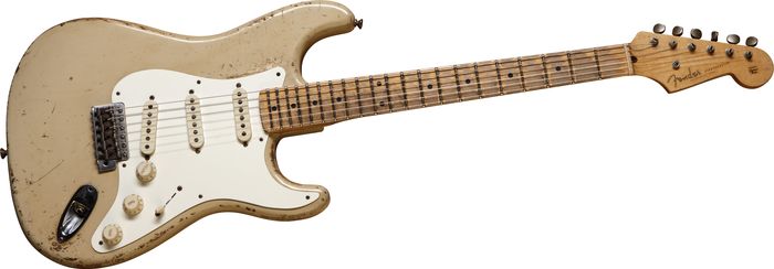 Fender Custom Shop&nbsp;1956 Heavy Relic Stratocaster Electric Guitar&nbsp;Desert Sand&nbsp;Maple Fretboard