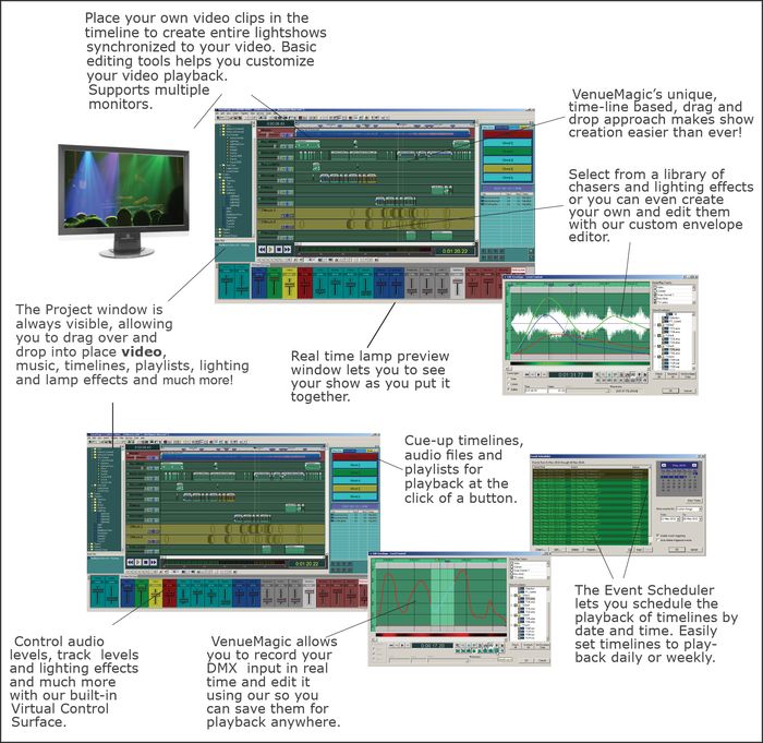 Venue Magic&nbsp;2.x - DMX+AV Software Only&nbsp;&nbsp;