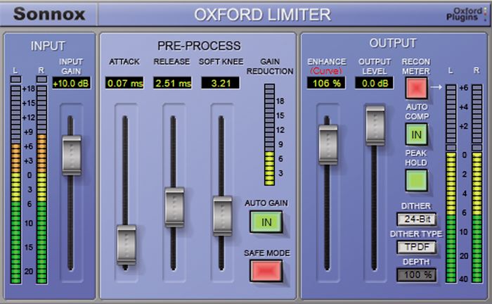 Sonnox&nbsp;Oxford Limiter (Native)&nbsp;&nbsp;