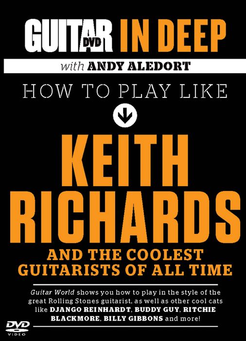 Alfred Guitar World In Deep How To Play In The Style Of Keith Richards Dvd
