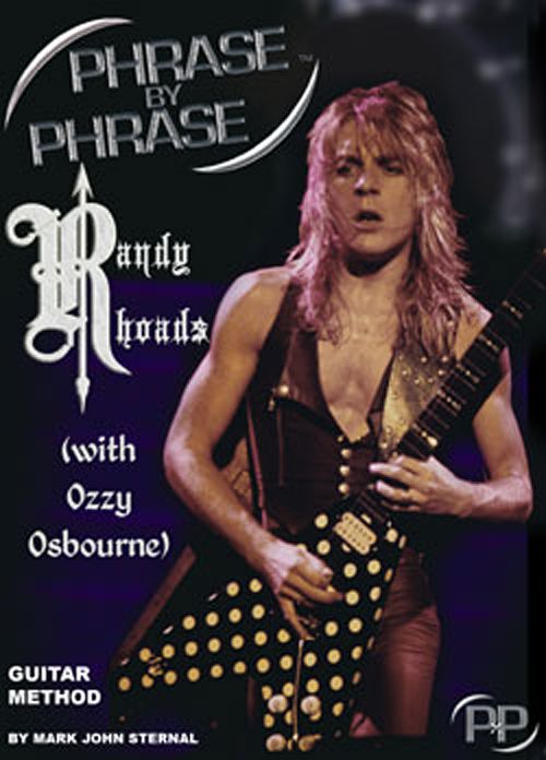 MJS Music Publications&nbsp;Phrase By Phrase Guitar Method - Randy Rhoads (with Ozzy Osbourne)&nbsp;&nbsp;