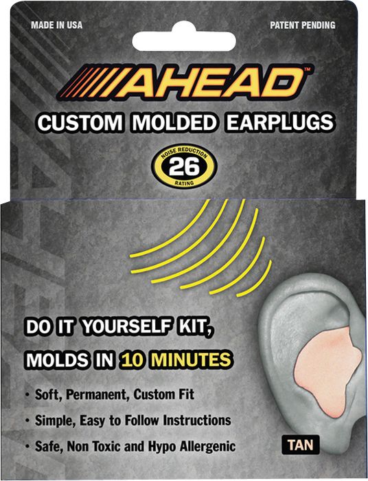 Ahead&nbsp;Custom Molded Earplugs&nbsp;Tan&nbsp;