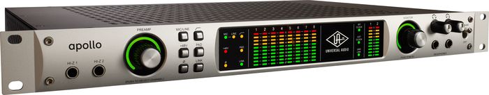 Universal Audio Apollo Interface 18X24 Firewire Audio Interface W/ Uad-2 Quad Dsp & Thunderbolt I/O Option Bay