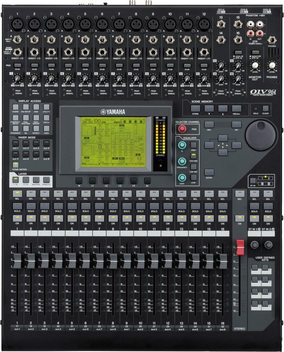 Yamaha 01V96I 16-Channel Digital Mixer with USB 2.0 Connectivity and Moving Faders  Top