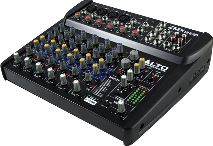 Alto&nbsp;Zephyr Series ZMX122FX 8-Channel Compact Mixer with Effects&nbsp;&nbsp;