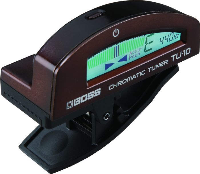 Boss&nbsp;TU-10 Clip-On Chromatic Tuner&nbsp;Brown&nbsp;