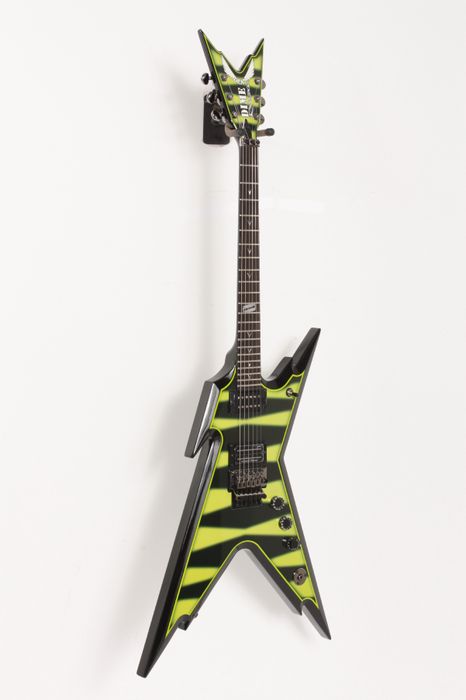 Used Dean Dimebag Razorback Slime Bumblebee Electric Guitar Slime Bumblebee 886830346408