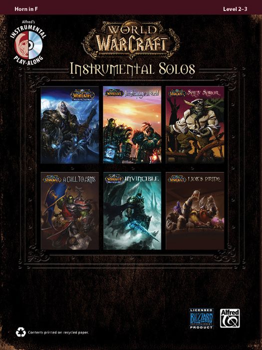 Alfred&nbsp;World of Warcraft Instrumental Solos Horn in F Book & CD&nbsp;&nbsp;
