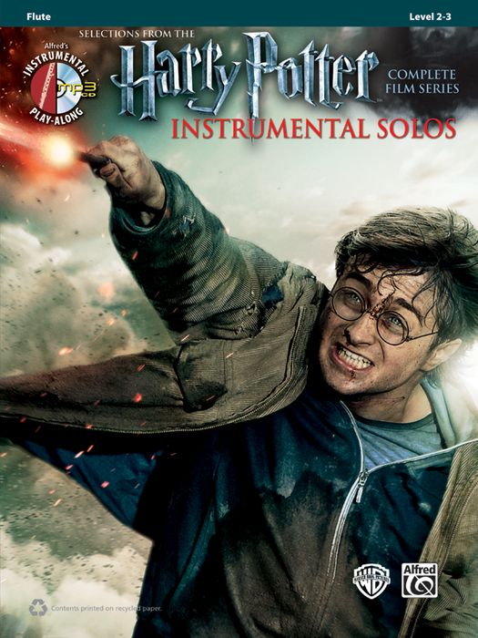 Alfred Harry Potter Instrumental Solos Flute Book Cd