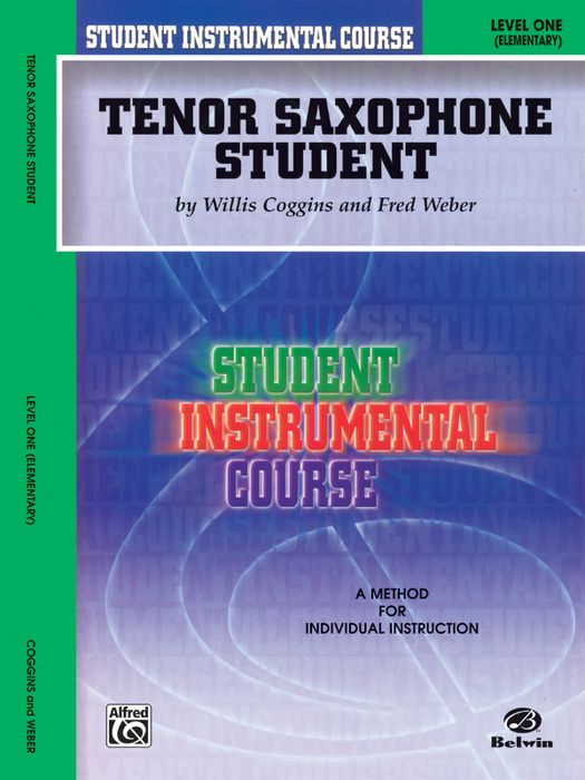 Alfred Student Instrumental Course Tenor Saxophone Student Level 1 Book