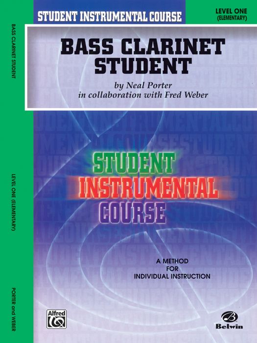 Alfred Student Instrumental Course Bass Clarinet Student Level 1 Book