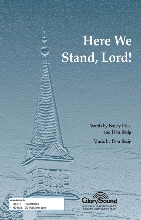 Hal Leonard&nbsp;Here We Stand Lord SATB&nbsp;&nbsp;