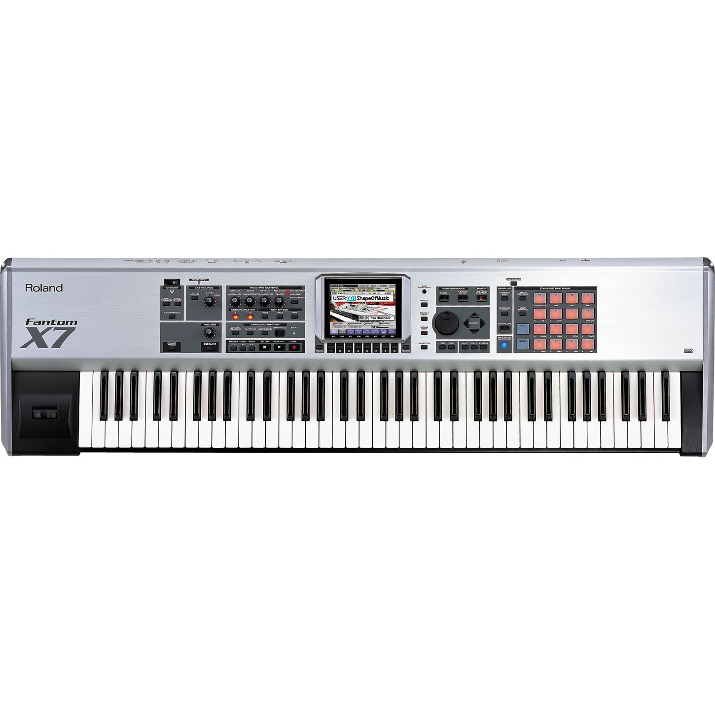 Roland FantomX7 76Key Sampling Workstation Musician's Friend