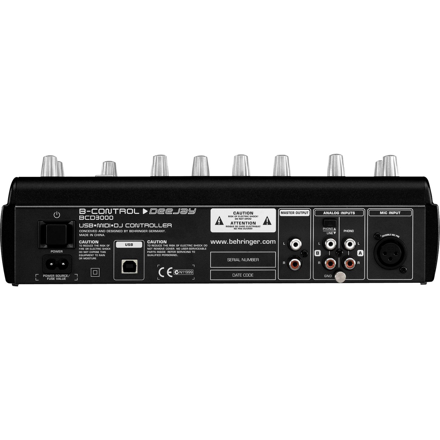 Máy DJ - Behringer B-CONTROL DeeJay BCD3000 DJ Controller. Mua hàng Mỹ tại e24h.