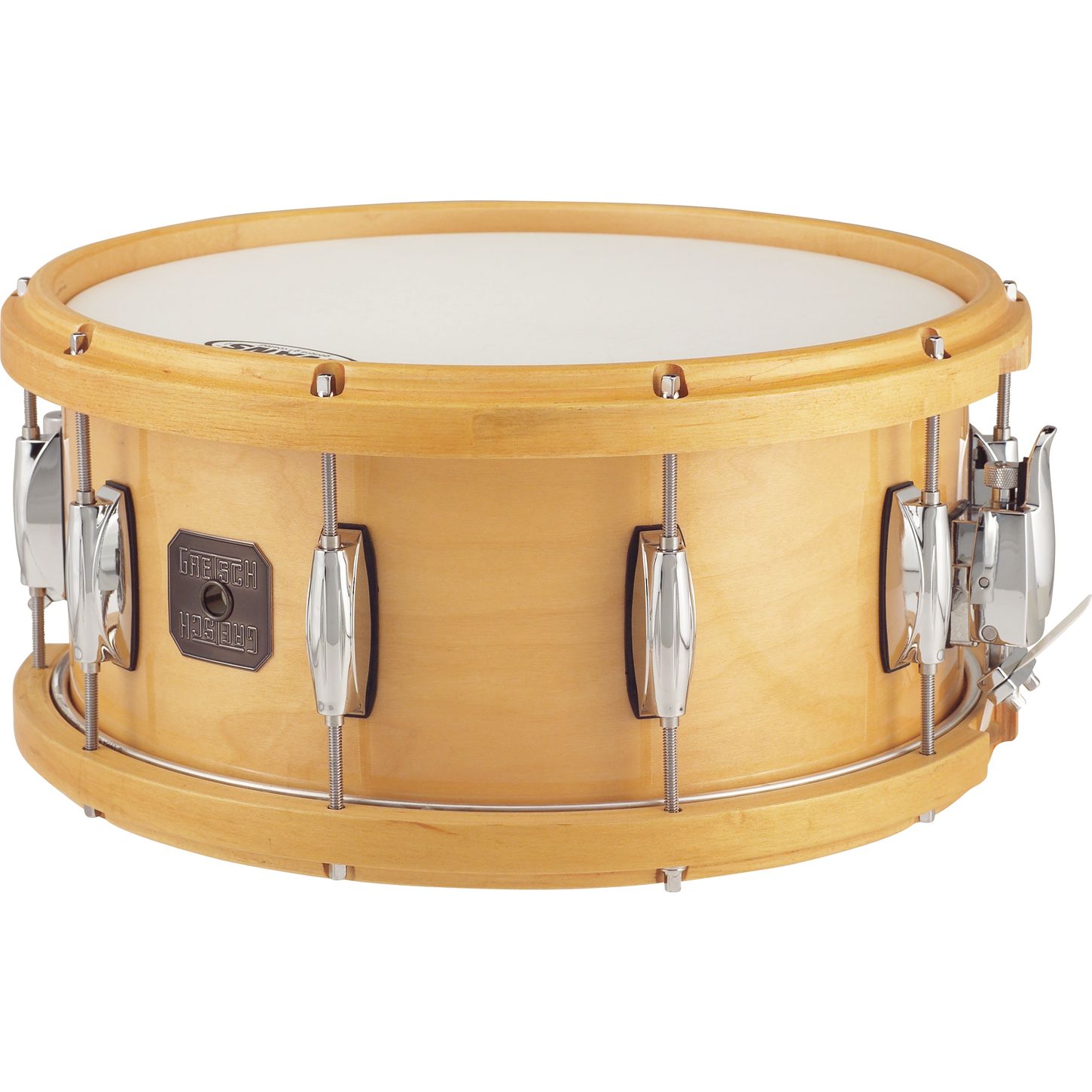 Gretsch Drums Full Range Maple Snare Drum with Wood Hoop Musician's