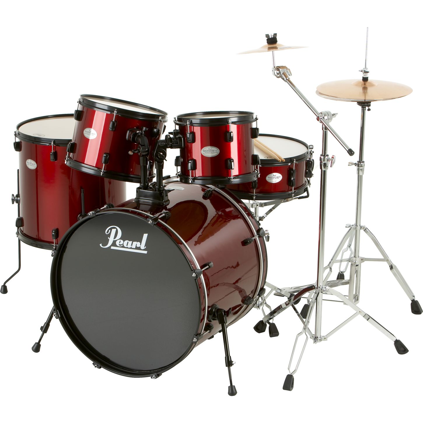 Pearl Soundcheck 5-Piece Drum Set with Zildjian Cymbals ...