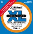 D'AddarioESXL110 Steinberger Regular Light Double Ball End Electric Guitar Strings