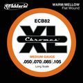 D'AddarioECB82 Chromes Flatwound Medium Bass Strings