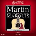 MartinM1100 Marquis 80/20 Bronze Light Acoustic Strings 10-Pack