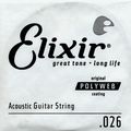 ElixirPolyweb .026 Acoustic Guitar String 4-Pack Singles
