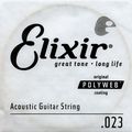 ElixirPolyweb .023 Acoustic Guitar String 4-Pack Singles