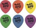 D'andrea 347 Rounded Teardrop Delrex Delrin Guitar Picks 12 Red 50Mm