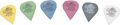 Dunlop Tortex Sharp Guitar Picks 1 Dozen .73Mm