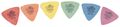 Dunlop Tortex Triangle Guitar Picks 6 Pack .88Mm
