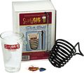SwirlyGigMic Stand Drink Holder with Pint Glass Gift Set