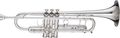 Getzen 3050 Custom Series Bb Trumpet 3050S Silver