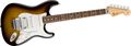 Fender Standard Stratocaster HSS FR Electric Guitar Brown Sunburst Rosewood Fingerboard