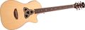 Luna GuitarsTrinity Series Cutaway Parlor Acoustic-Electric Guitar