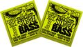 Ernie Ball2832 Regular Slinky Round Wound Bass Strings 2 Pack