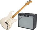 Fender Eric Johnson Stratocaster Electric Guitar and 65 Princeton Amp Package